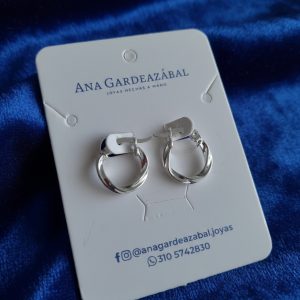 Candongas entorchadas