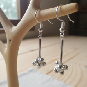 Arete largo esferitas