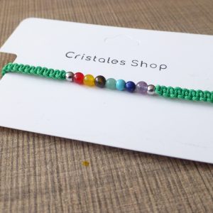 Pulsera 7 Chakras piedras de 4 mm